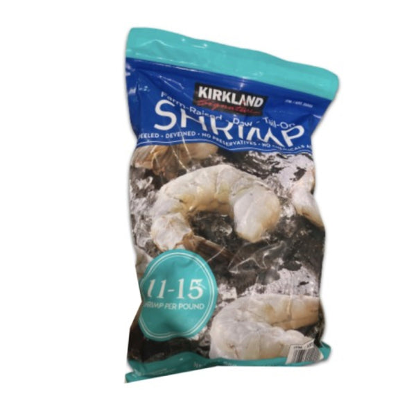 【冷凍便】KIRKLAND 冷凍生エビ11-15 尾付き